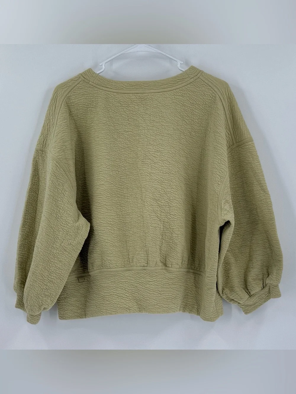 Lululemon Textured Crewneck Pullover‎ Dew Green 12